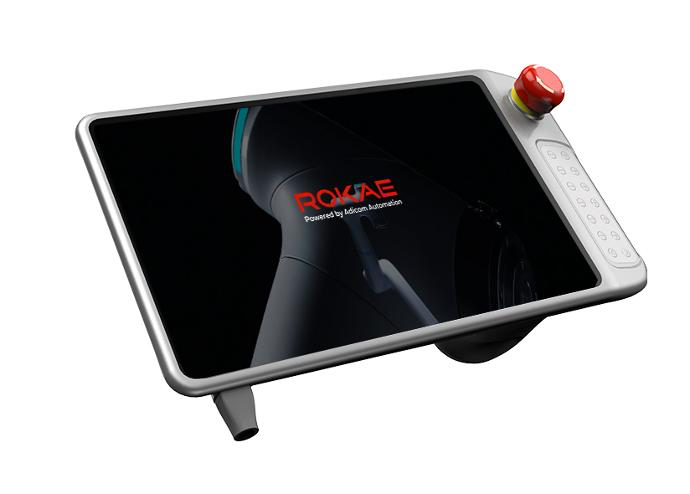 ROKAE xPad2 Bedienpanel mit Touchscreen und Not-Halt